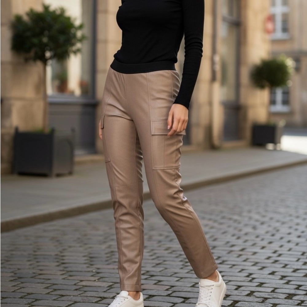 BCBGMaxAzria Silver and Black Garment